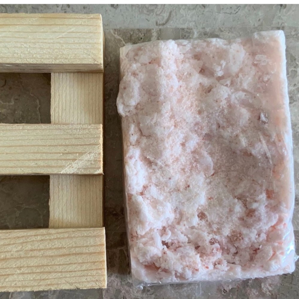 Handmade Spa Soap Set & Rack All Natural